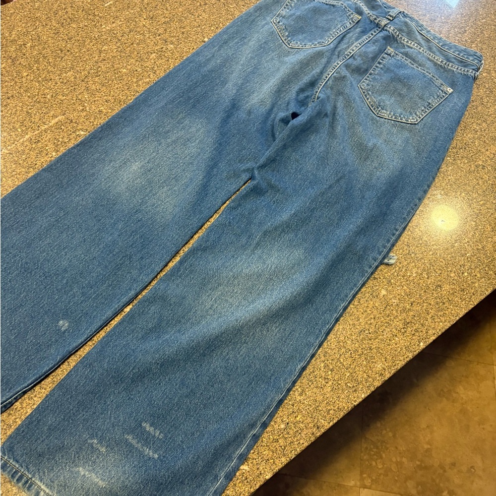 ANTHROPOLOGIE PILCRO The Joey High Rise Straight Leg Wide Leg Jean size 29 - Picture 4 of 5